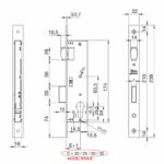 Iseo brava na valjak za alu i pvc vrata 743N 1