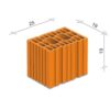 Blok opeka 25x19x19cm (MB-2)