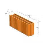 Blok pregradni 10x50x19 10UT