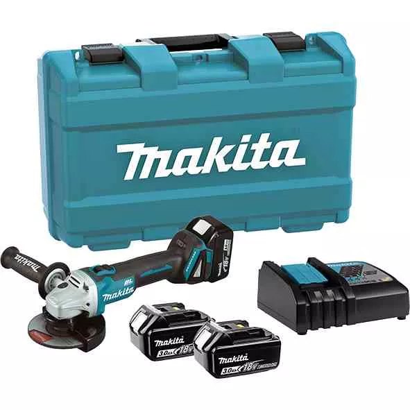 Makita DGA504RFE3 aku brusilica 3x30Ah 18v