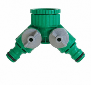 Priključak za slavinu 3/4" s dva izlaza za brze spojnice