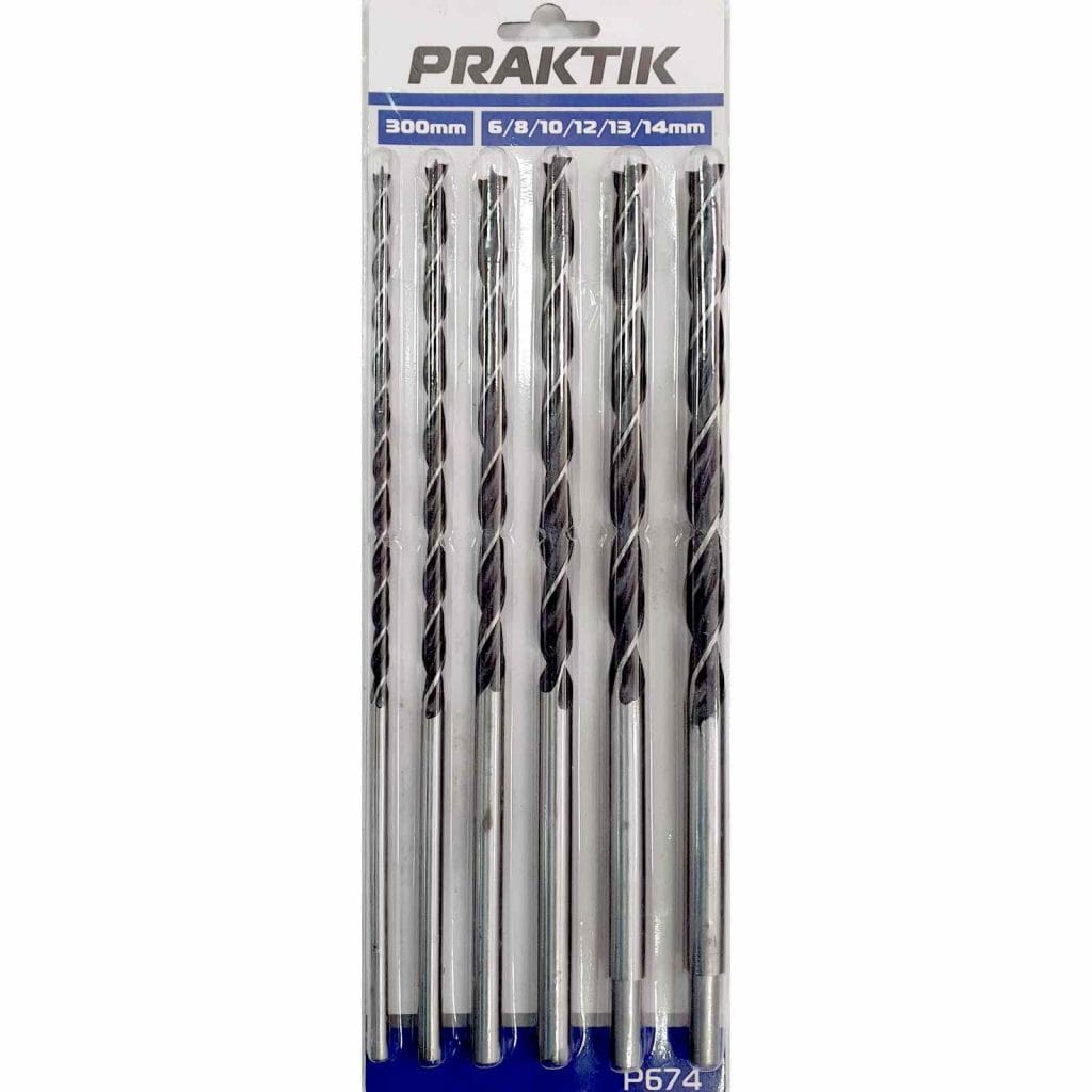 Svrdla za drvo 300mm - set 6 kom - P674 G