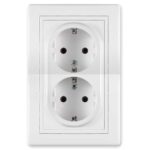 Dupla utičnica 16A bijela