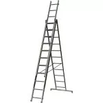 Ljestve trodjelne aluminijske