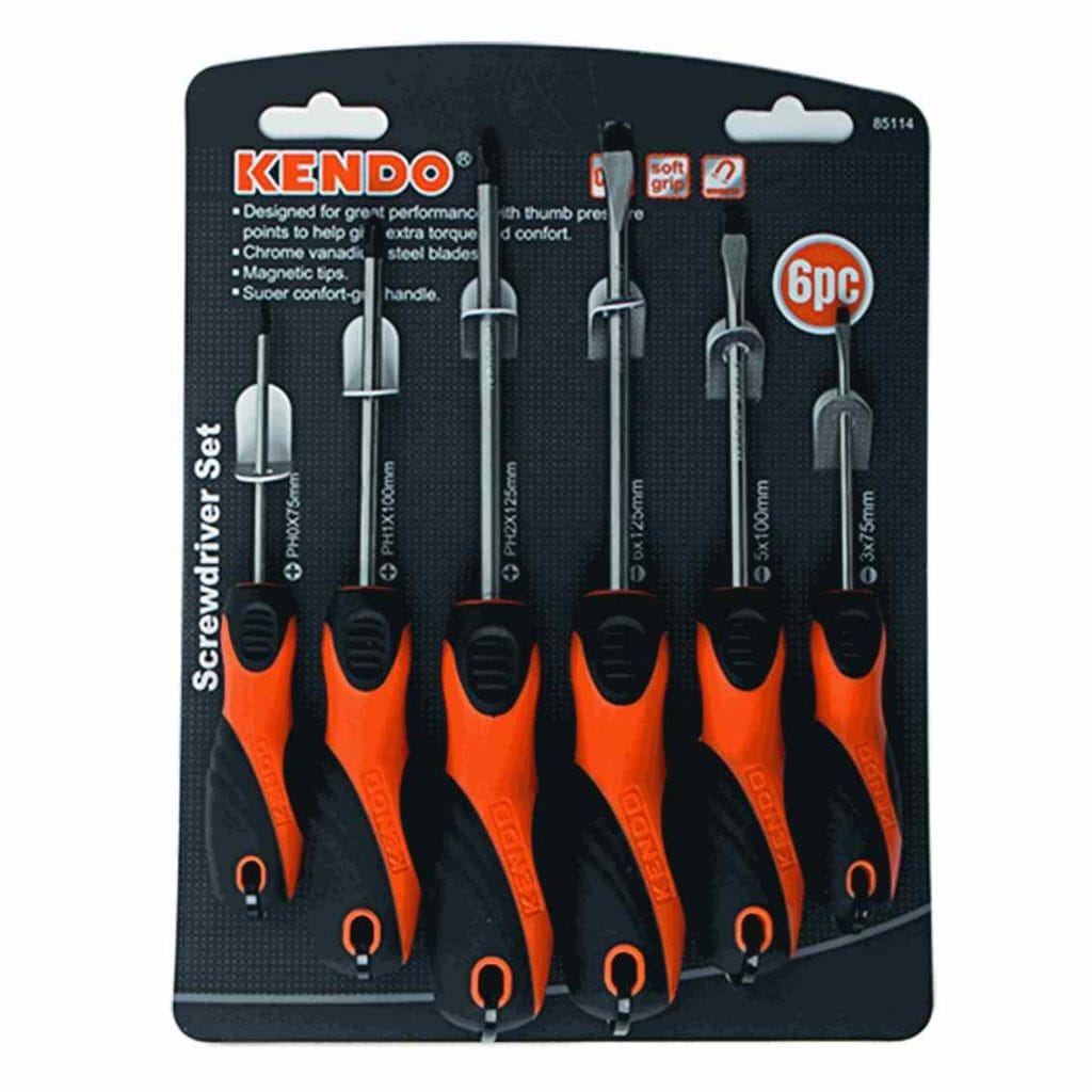 Kendo set odvijača ravni i križni 6kom