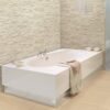muretto bianco next beige bagno
