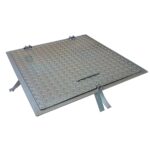 Poklopac za šaht ravni pocinčani