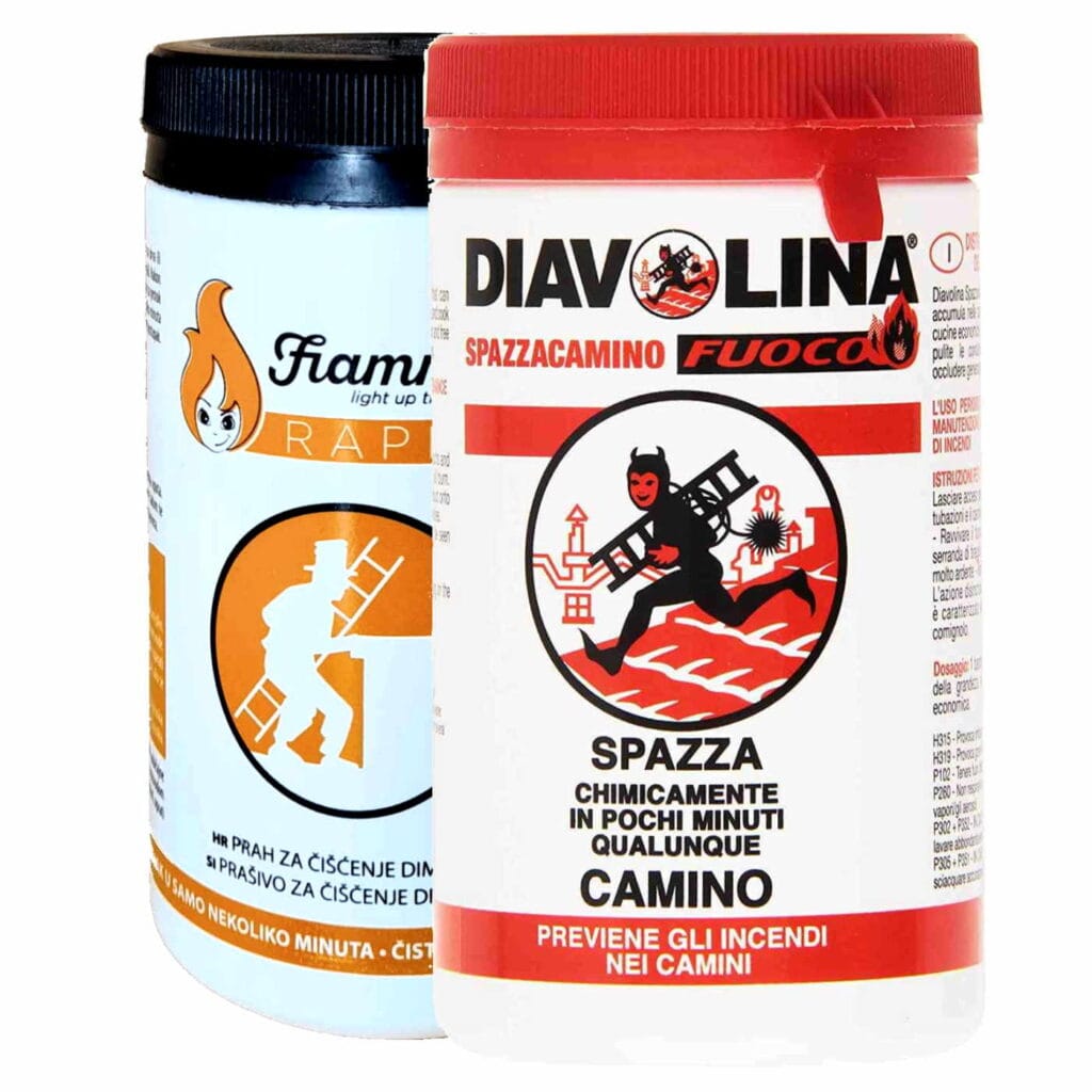 Prah za čišćenje dimnjaka Diavolina Spazzacamino 270g