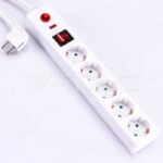 Produzni kabel 5 uticnica s prekidacem i prednaponskom zastitom kabel 1.4m 1