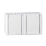 Uticnica OG Dupla IP44 16A Bijela