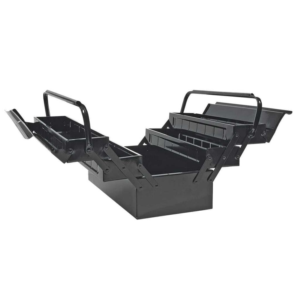 Kutija za alat metalna 53x20x21cm 7 pretinaca