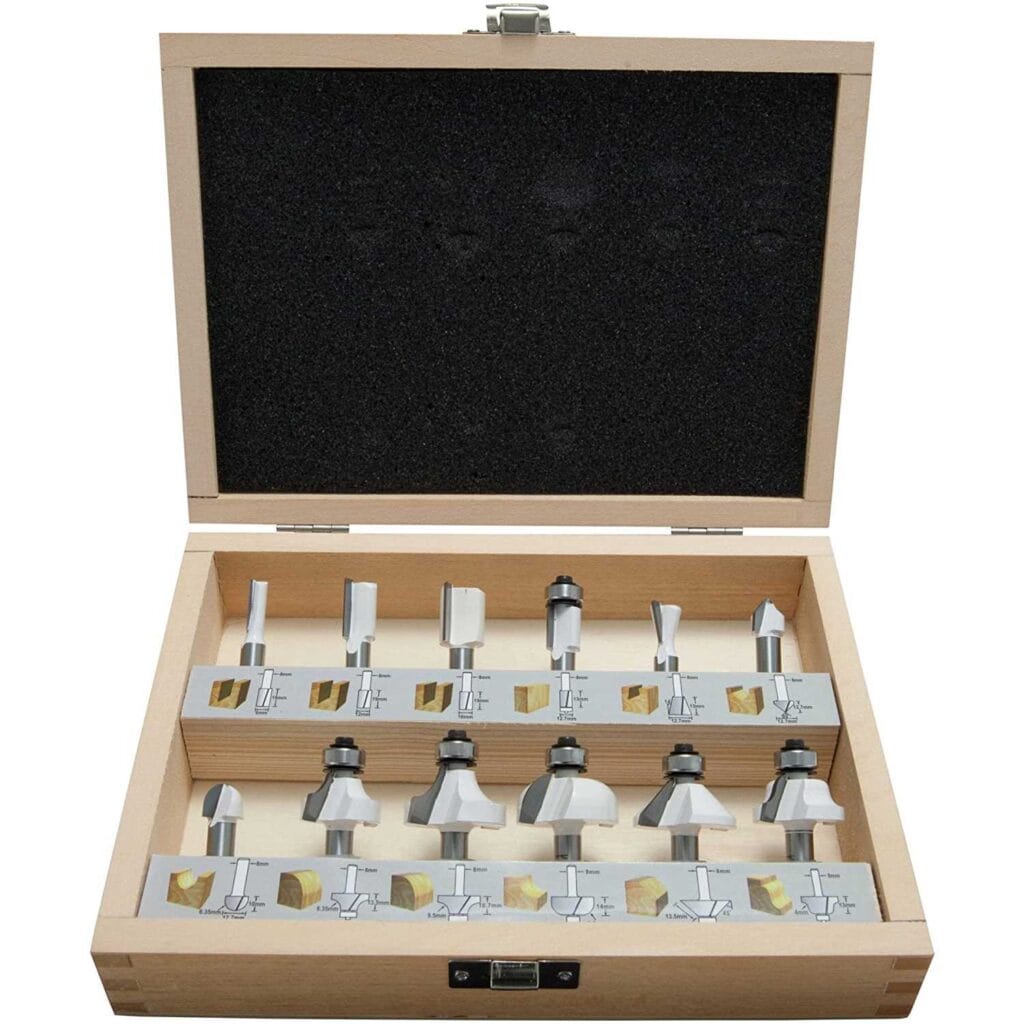 Makita glodala 8mm 12 dijelova D 53556