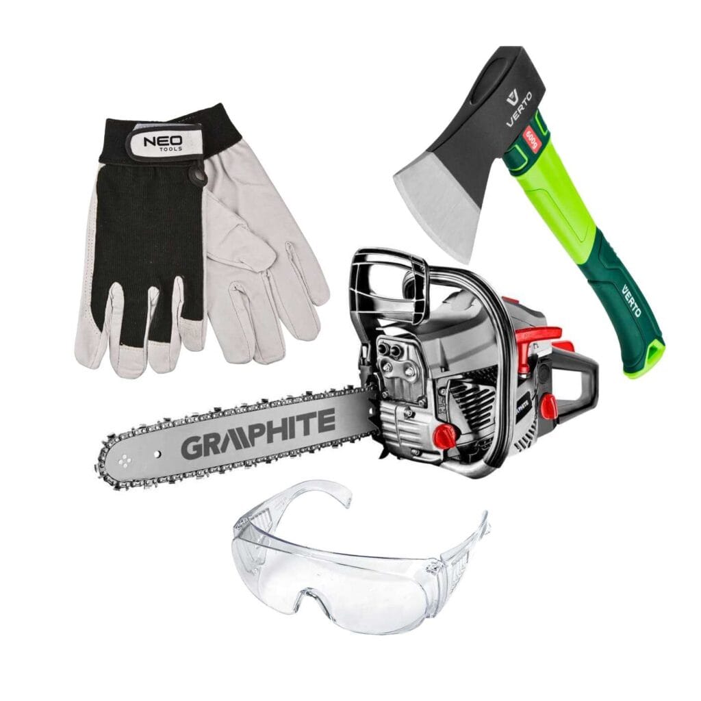 Motorna pila 458mm 2kw Graphite 58G952 gratis fiber sjekira 600g kozne rukavice naocale