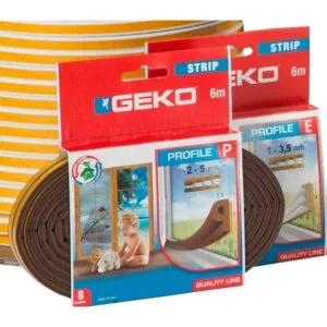 Guarnizione autoadesiva per finestre e porte profilo P 6m