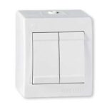 Prekidac serijski OG IP44 bijeli