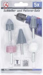 Set za brusenje busilicom 5kom BGS 8063 4