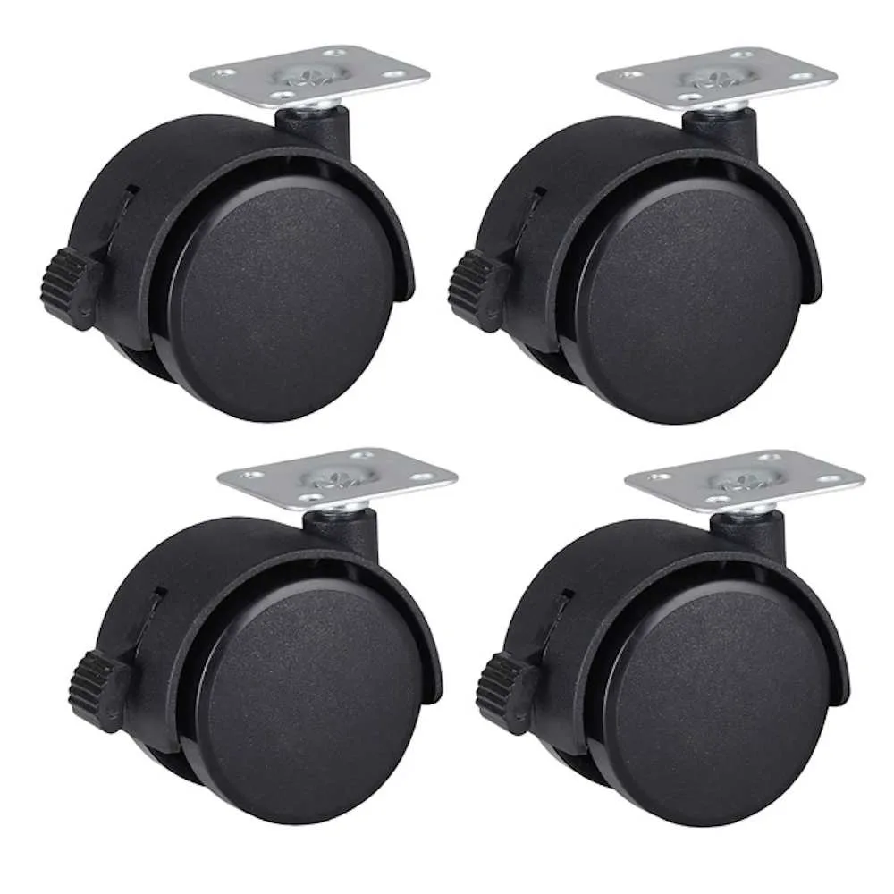 Kotaci za namjestaj 50mm s plocicom PT543 4kom