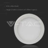 LED panel okrugli nadgradni V TAC 2