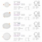 LED panel okrugli ugradni 4500K 1 1