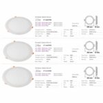 LED panel okrugli ugradni 4500K 2 1