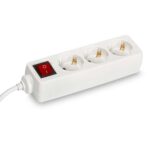 Produžni kabel 3 utičnice s prekidačem