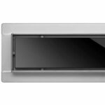 Tus Kanalica Black Glass 60cm 1