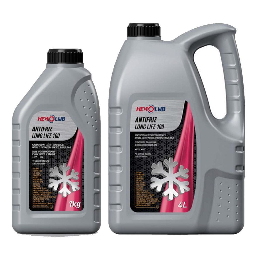 Antifriz crveni G12 Long Life 100 Hemolub