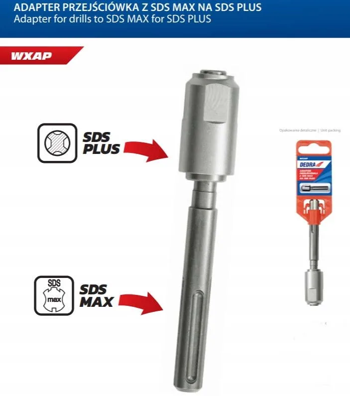 Adapter SDS Max na SDS Dedra 1