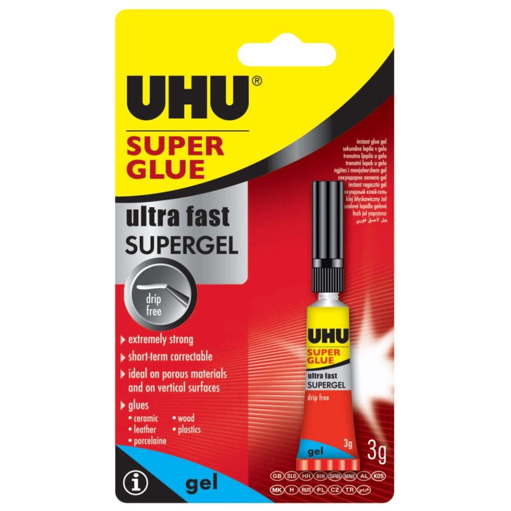 Trenunto ljepilo Super Glue Gel UHU 3g