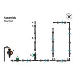 Set za navodnjavanje kap na kap 50m Bradas 3