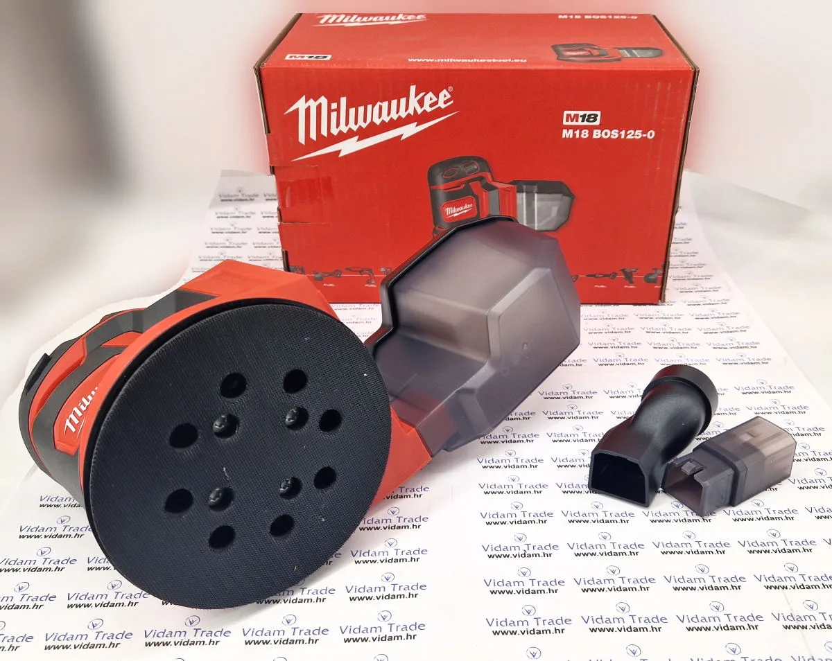 Ekscentar aku brusilica Milwaukee M18 BOS125 0 1 1