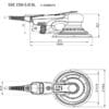 Metabo brusilica ekscentricna Sxe150 501