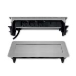 Uticnica za radnu plocu pop up 3USB Inox 1