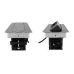 Uticnica za radnu plocu pop up 3USB Inox 2