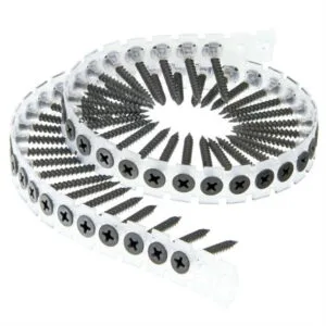 Fast-mounting screws for gypsum on a strip for metal