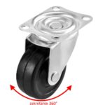 Kotac za namjestaj gumeni okretni