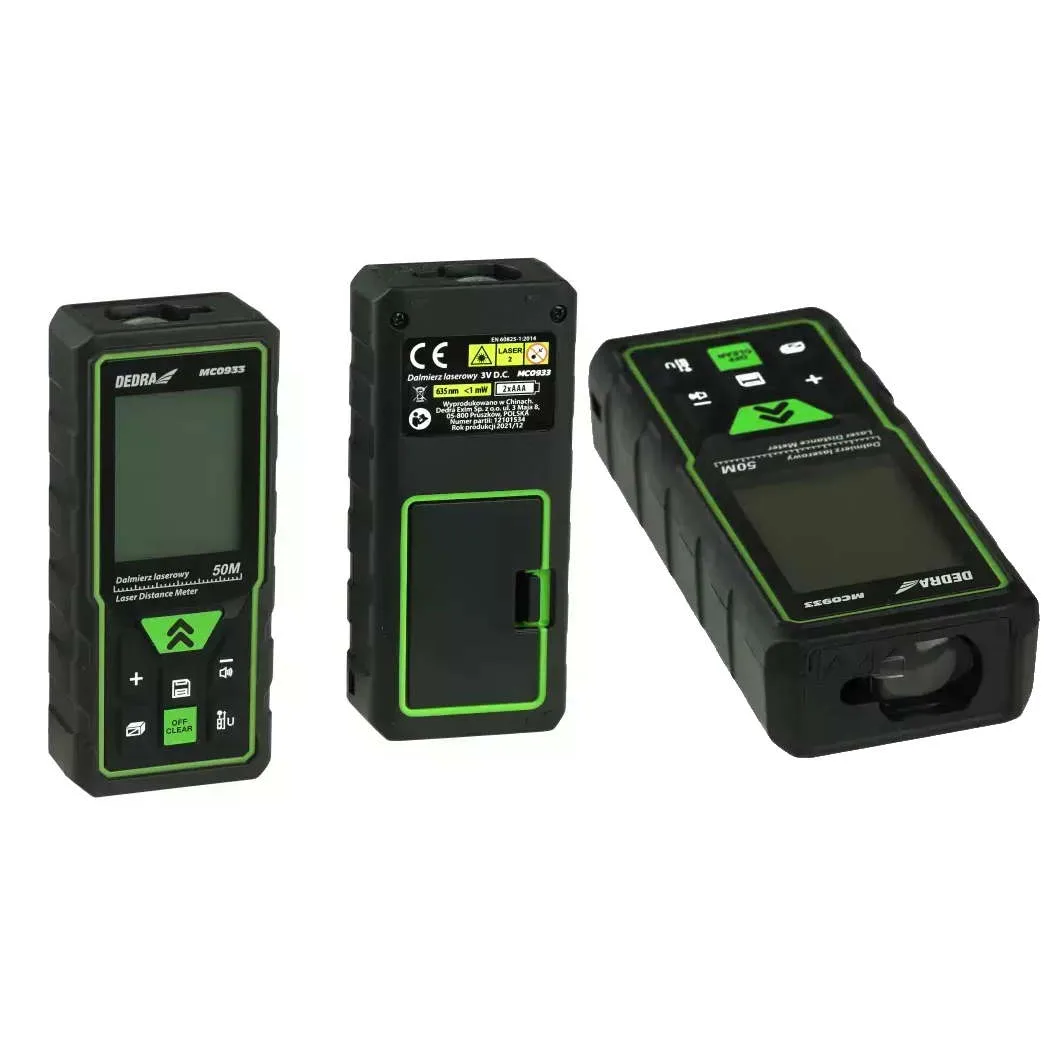 Laserski mjerac udaljenosti 50m Dedra MC0933 1