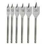 Svrdla za drvo 10 25mm 6 kom Dedra WDAS06