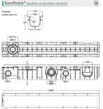 Kanalica Semdrain B125 PAGF 125t 1