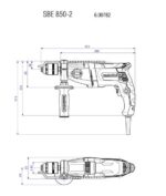 Metabo SBE 850 2 udarna busilica 1