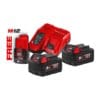 Milwaukee NRG 502 M18 Battery Pack 2x5.0Ah M12 2.0Ah Free i punjac