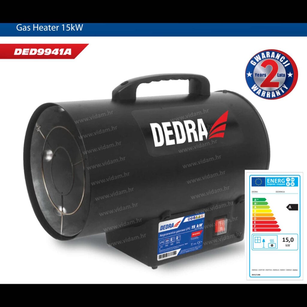 Plinski grijac zraka 15kW