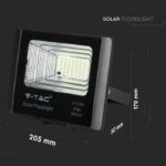 Solarni LED reflektor 12W s daljinskim upavljacem 4000K 4