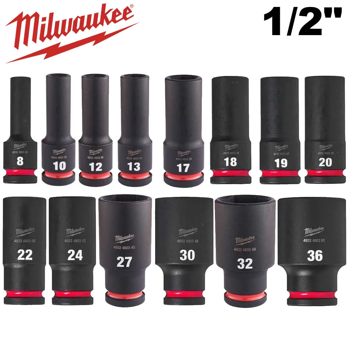 Udarni nasadni kljuc Milwaukee 1 2 dugi