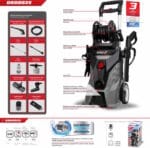 Visokotlacni perac 195Bar 450l h Dedra Ded88254