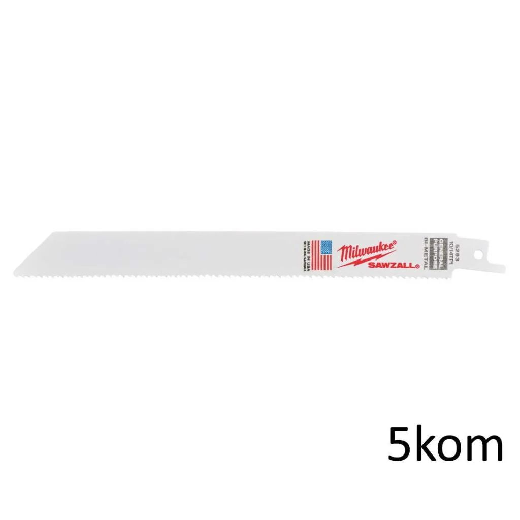 List za recipro pilu Milwaukee 200mm 48005293 5kom