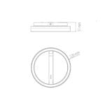 LED plafonjera 15W sa senzorom pokreta IP54 2000 lm 4000K2