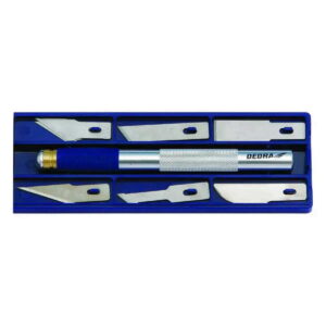 Skalpel modelarski set 12 ostrica sirine 9mm Dedra M9035