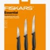 Fiskars Essential set nozeva za povrce 3 noza noz za guljenje noz za povrce noz za rajcice 1