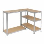 Metalna skladisna polica regal 5x175kg MDF polica 180×90×40 cm1